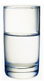 half empty glass