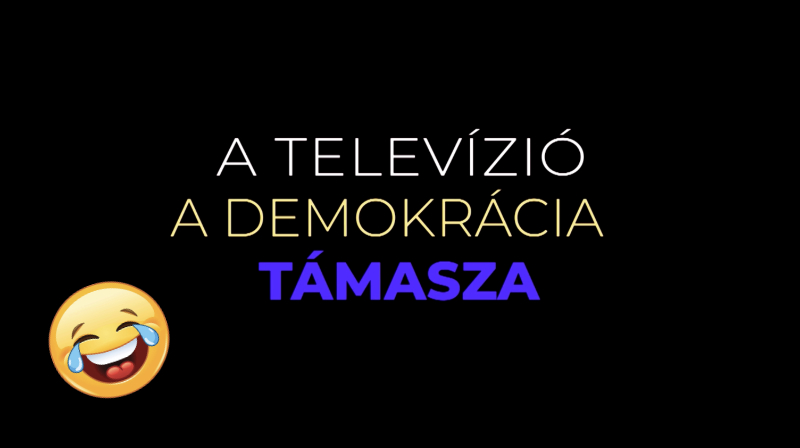 A TV ünnepli önmagát. Kár, hogy minden szava hazugság.